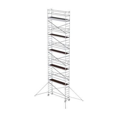 MUNK Rollgerüst 0,75 x 3,0 m mit Ausleger Plattformhöhe 10,35 m 156046