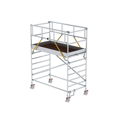 MUNK Rollgerüst SG 1,35 x 2,45 m mit Doppel-Plattform Plattformhöhe 2,51 m 174237