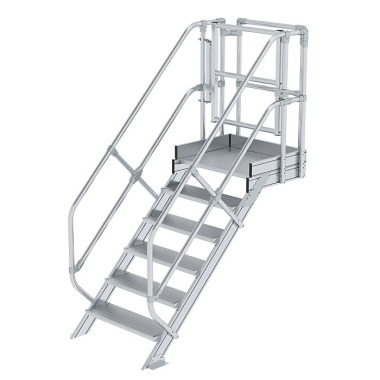 MUNK Treppen-Modul Aluminium geriffelt 6 Stufen 632306