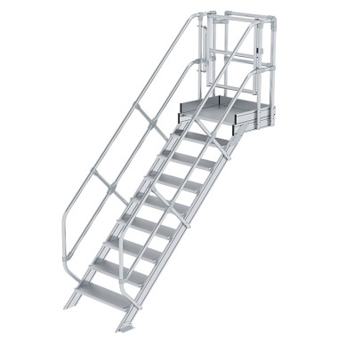 MUNK Treppen-Modul Aluminium geriffelt 7 Stufen 632307