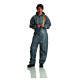 DS SafetyWear Mehrweg- Lackieroverall, Kapuze, grau,  LO-XL