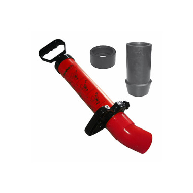 Otto Haas Saug- und Druckpumpe mit zwei Adapter "Lucky", rot 3096