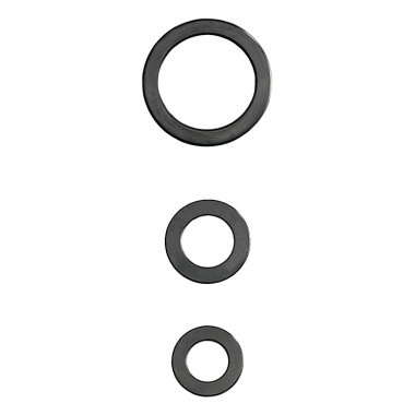 Otto Haas Gas-Gummi-Flanschdichtung mit Stahleinlage, Typ WG, DN 125, PN 10/16, 141 x 192 x 5 mm, DIN EN 1514- 7085