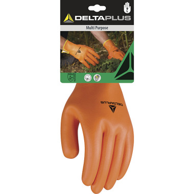 DELTA PLUS PA HANDSCHUH - NITRIL ORAN 7 - HANDSCHUH MIT VOLLSTÄNDIGE SCHAUM-NITRILBESCHICHTUNG DPVE716OR07