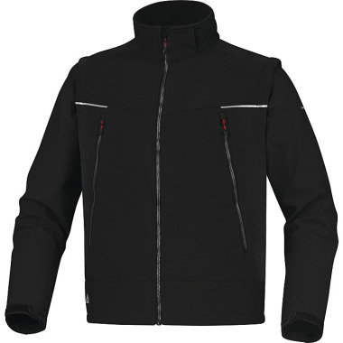 DELTA PLUS JACKE ORSA MARINEBLAU/ORAN XL - JACKE AUS "SOFTSHELL" POLYESTER / ELASTHAN MIT 3 LAMINIERTE SCHICHTEN ORSAMOXG