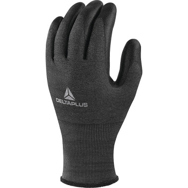 DELTA PLUS HANDSCHUHE VENICUTB05 GRAU 06 - ANTISTATISCHER CARBON/DELTANOCUT®-STRICKHANDSCHUH - PU-BESCHICHTETE HANDFLÄCHE - 18ER TEILUNG VECUTB05GR06