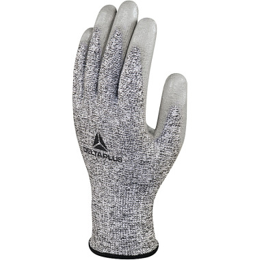 DELTA PLUS HANDSCHUH VECUTD08 X 3 PA 07 - ECONOCUT FEINSTRICKHANDSCHUH - PU-BESCHICHTETE HANDFLÄCHE - 13ER TEILUNG - x3 PAARE VECUTD08GRG307