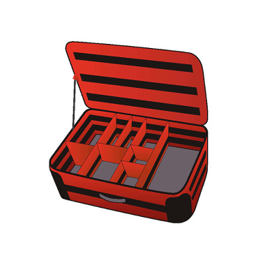 ultraMEDIC ultraVARIO SET I für EM II ROT SAN-7801-R