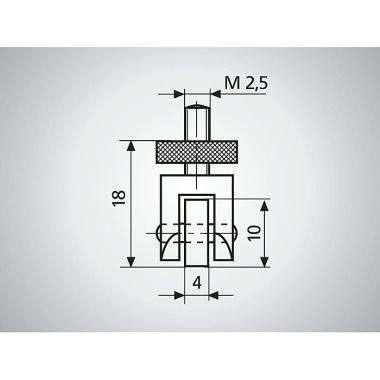 Mahr 909 A Zylindrische, Meßrolle 4360220