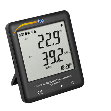 PCE Deutschland  PCE-HT 112 Klimalogger für Temperatur & Feuchte |  schnelles Auslesen via USB | 25920 Messwertspeicher