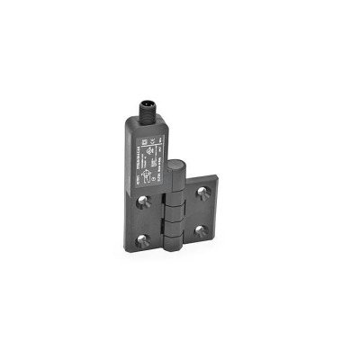 Ganter Schaltscharniere mit Anschlussstecker GN 239.4-70-53-SL-AS