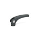 Ganter Exzenterspanner, Kunststoff, Gewindebuchse Edelstahl GN 926.1-63-M6-B