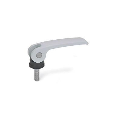 Ganter Exzenterspanner mit Edelstahl-Schraube, Hebel Zink-Druckguss GN 927.4-101-M10-30-B-S