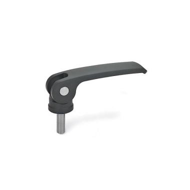 Ganter Exzenterspanner mit Edelstahl-Schraube, Hebel Zink-Druckguss GN 927.4-101-M10-60-B-B