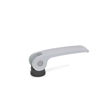 Ganter Exzenterspanner mit Edelstahl-Innengewinde, Hebel Zink-Druckguss GN 927.4-101-M10-B-S