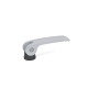 Ganter Exzenterspanner mit Edelstahl-Innengewinde, Hebel Zink-Druckguss GN 927.4-101-M8-B-S