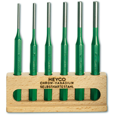 Heyco Werkzeugsatz mit Splinttreibern, 6-teilig, 565 g 01566000021