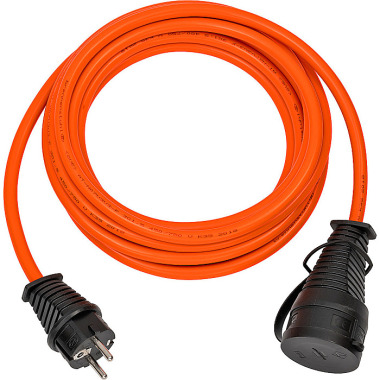 Brennenstuhl BREMAXX® Verlängerungskabel (10m Kabel in orange, für den Einsatz im Außenbereich IP44, Stromkabel einsetzbar bis -35 °C, öl- und UV-beständig) 1161590