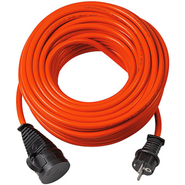 Brennenstuhl BREMAXX® Verlängerungskabel (40m Kabel in orange, für den kurzfristigen Einsatz im Außenbereich IP44, einsetzbar bis -35 °C, öl- und UV-beständig) 1169970