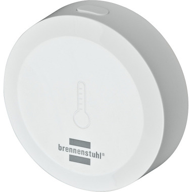 Brennenstuhl Zigbee Temperatur- und Feuchtigkeitssensor TFS CZ 01 (smartes Temperatur- und Feuchtigkeitsmessgerät, Benachrichtigung aufs Handy, smart home, intelligente Szenen, kostenlose App) 1293920