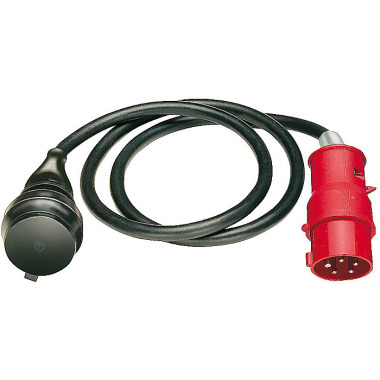 Brennenstuhl Adapterkabel / Adapterleitung 400V/16A mit CEE-Stecker (1,5m Kabel, für den Einsatz im Außenbereich IP44, Made in Germany) 1132960