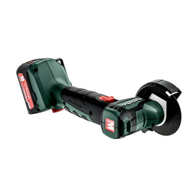 Metabo Akku-Winkelschleifer PowerMaxx CC 12 BL (600348500) metaBOX 145 12V 2x2Ah Li-Power + SC 30