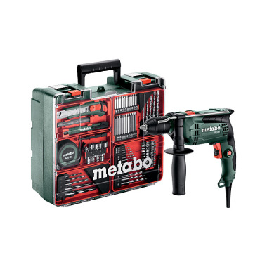 Metabo Schlagbohrmaschine SBE 650 Set (600742870) Mobile Werkstatt Kunststoffkoffer