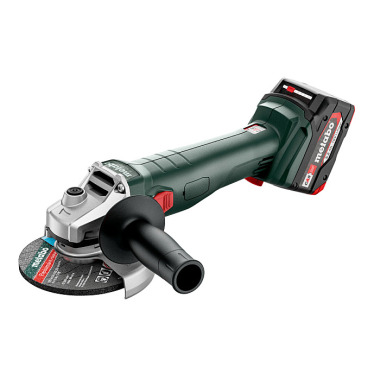 Metabo Akku-Winkelschleifer W 18 L 9-125 Quick (602249650) metaBOX 165 L 18V 2x5.2Ah Li-Power + ASC 55