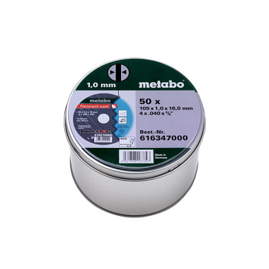 Metabo 50 Flexiarapid super 105x1,0x16,0 Inox, Trennscheibe,TF 41 (616347000)