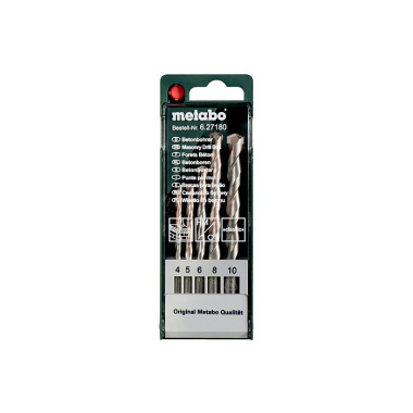 Metabo Beton-Bohrerkassette classic, 5-teilig (627180000)