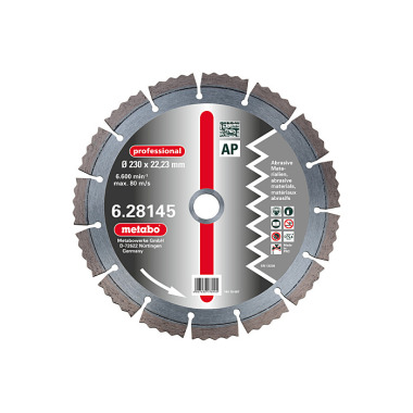 Metabo Diamant-Trennscheibe, 180 x 2,3 x 22,23 mm, professional, AP, Abrasiv (628144000)