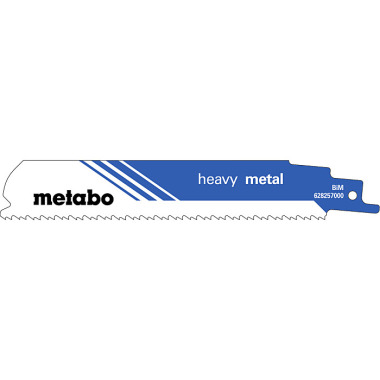 Metabo 5 Säbelsägeblätter heavy metal 150 x 1,1 mm, 2,5+3,2 mm/ 8+10 TPI (628257000)