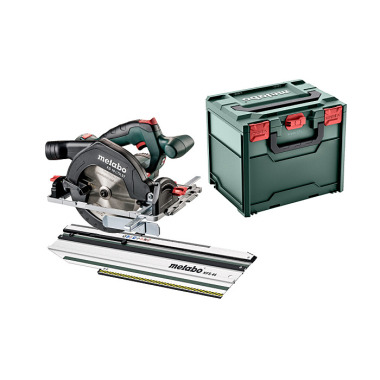 Metabo Set Akku-Handkreissäge KS 18 LTX 57 (691195000) mit Kappschiene KFS 44 metaBOX 340