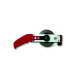 BMI Steel tape measure - white lacquered, 13 mm, 10 m mm/inch m hook ring frame Ergoline size I 301015010BHF