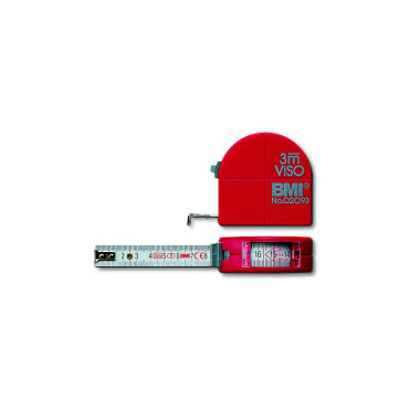 BMI Pocket tape measure - VISO, 3m, mm/mm, loose 405341030