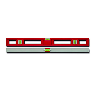 BMI Die-cast aluminum spirit level - 60cm, with 3 vials 665060S