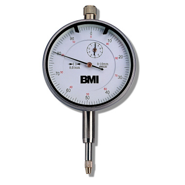 BMI Precision dial gauge 10mm resolution 0,01mm 766010