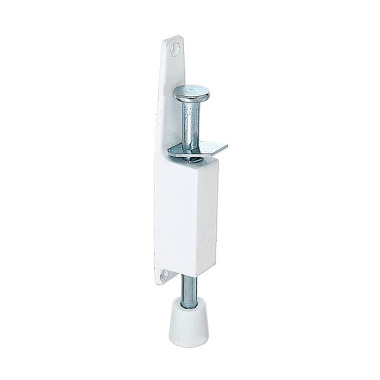 GAH Alberts Door stop, for room doors, painted white, height 180 mm, card of 1 piece. 417666