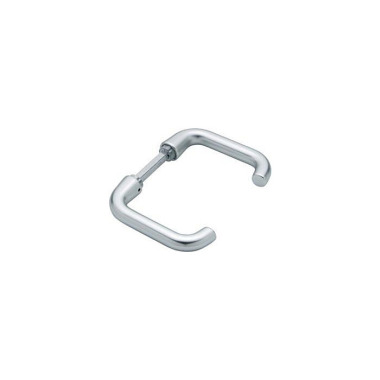 Hoppe Türdrückerpaar Paris 138L Alu.F1 o.Rosetten 4-KT.8mm HOPPE 3396961