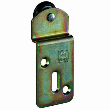 Woelm HELM 26 roller hanger galvanized, yellow, single-axis, head assembly 002682