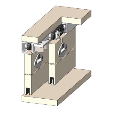 Woelm HELM 54 set with three leaves, inset up to 50 kg 054120000045