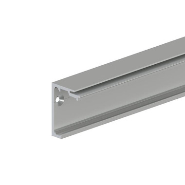 Woelm HELM GT-S 150 running rail stainless steel effect, stock length 6 meters, wall mounting 0058231