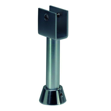 Woelm KWS 4221 partition wall support 100 mm, 19 mm U-support, floor rosette 422182