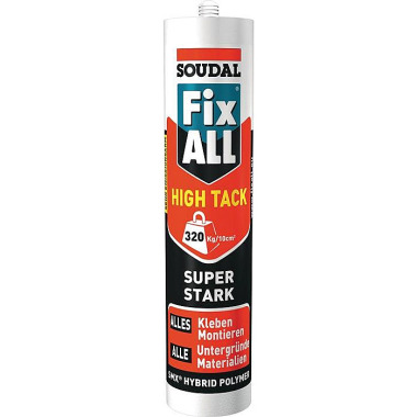 1K-Hybrid-Polymer Fix All HT weiß 420g Kartusche SOUDAL 118624