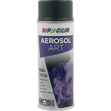 Buntlackspray AEROSOL Art grau seidenmatt RAL 7016 400ml Spraydose 126192