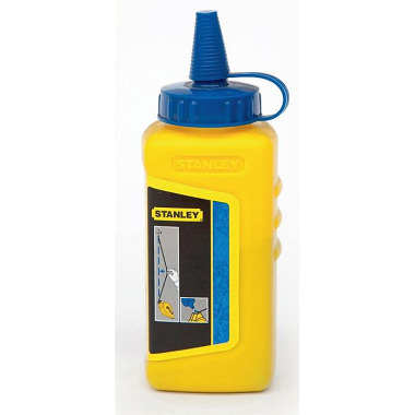 Schlagschnurkreide 225g blau Ku.-Flasche STANLEY 1-47-803