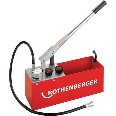 Prüfpumpe RP 50 0-60bar R 1/2 Zoll Saugvolumen p.Hub ca.45 ml ROTHENBERGER 60200