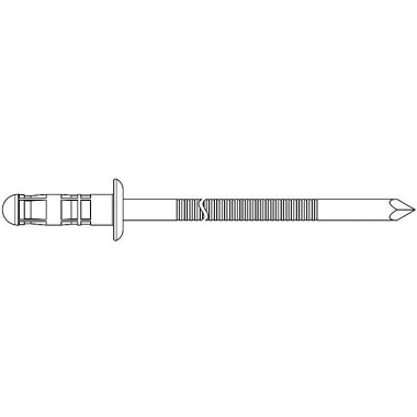 Blindniet PolyBulb® Nietschaft dxl 4,8x11mm Alu./STA 250 St.GESIPA 1450473