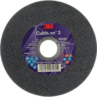 Trennscheibe Cubitron™ 3 D125x0,8mm ger.3M™ Cubitron™ 3 Bohr.22,23mm 3M 7100304127