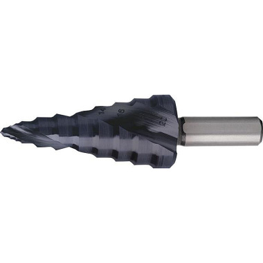 Stufenbohrer ULTIMATECUT Bohrber.6-20mm HSS RUnaTEC Spiralnut Z.2 Stufen 8 RUKO 101651P